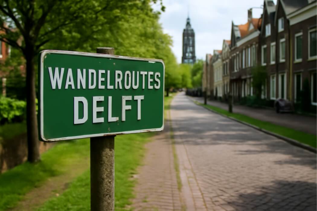 Wandelroutes in Delft
